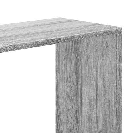 Boekenkast 5-laags 45x23,5x162,5 cm bewerkt hout grijs sonoma 6