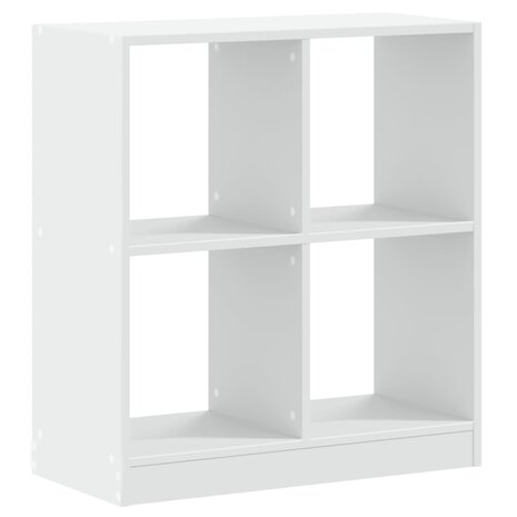 Boekenkast 68,5x32x75 cm bewerkt hout wit 2