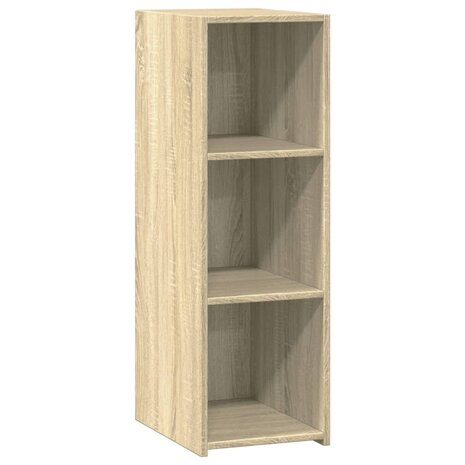 Dressoir 30x41x93 cm bewerkt hout sonoma eikenkleurig 2