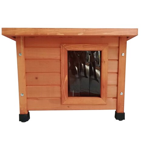 @Pet Kattenhok voor buiten 57x45x43 cm hout bruin 1