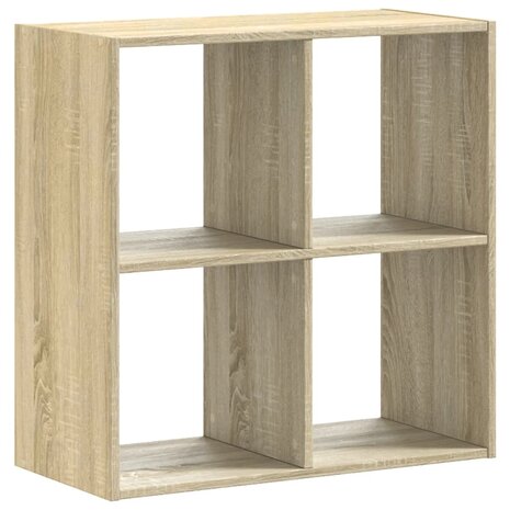 Boekenkast 68,5x32x68,5 cm bewerkt hout sonoma eikenkleurig 2