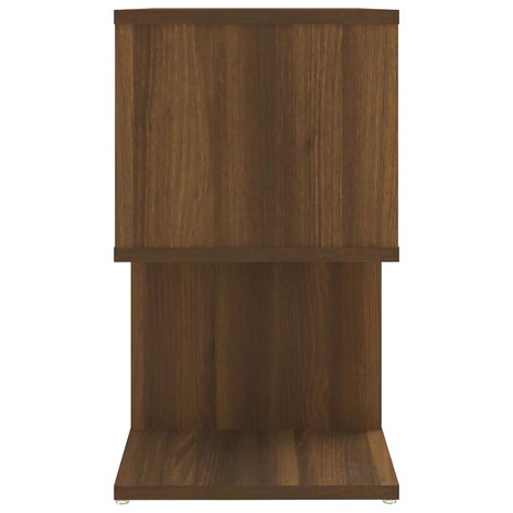 Nachtkastjes 2 st 50x30x51,5 cm bewerkt hout bruin eikenkleur 7