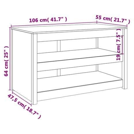 Keukenkast voor buiten 106x55x64 cm massief grenenhout zwart 9