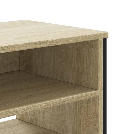 Tv-meubel 122x34x41 cm bewerkt hout sonoma eikenkleurig 7