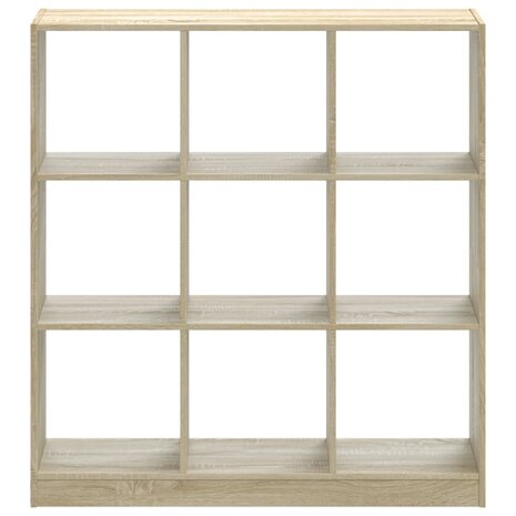 Boekenkast 102x32x108 cm bewerkt hout sonoma eikenkleurig 4