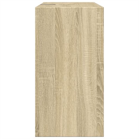 Wastafelkast 63x29x55 cm bewerkt hout sonoma eikenkleurig 6