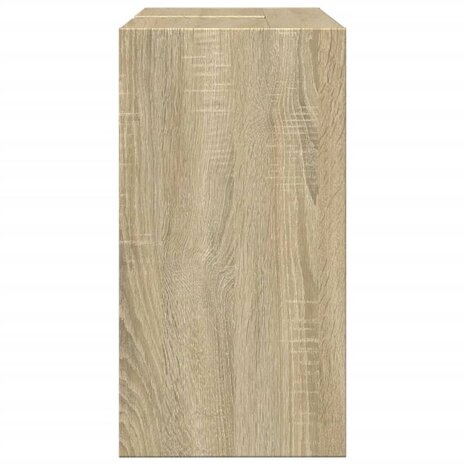 Wastafelkast 63x29x55 cm bewerkt hout sonoma eikenkleurig 6