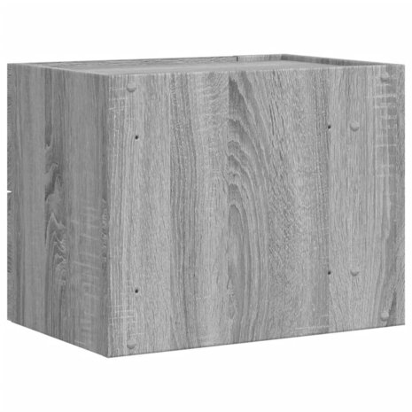 Nachtkastjes 2 st wandgemonteerd 45x30x35 cm grijs sonoma eiken 7