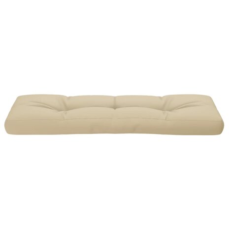 Palletkussen 120x40x12 cm stof beige 5