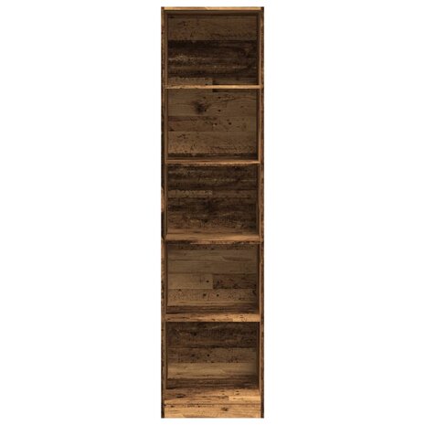 Kledingkast 50x50x200 cm bewerkt hout oud hout 4