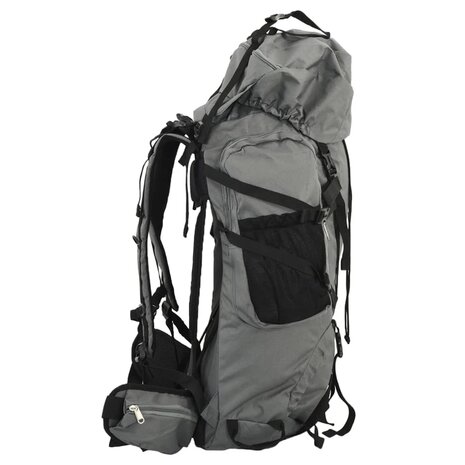 Wandelrugzak 60 L oxford stof grijs 2