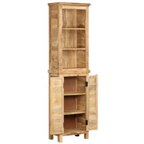 Boekenkast 50x30x180 cm massief mangohout 3