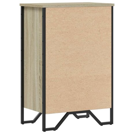 Boekenkast 50x31x74,5 cm bewerkt hout sonoma eikenkleurig 6