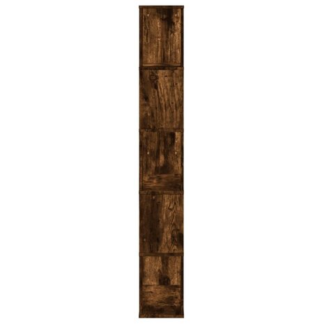 Boekenkast 5-laags 80,5x23,5x162,5 cm hout gerookt eikenkleurig 4