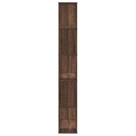 Boekenkast 5-laags 80,5x23,5x162,5 cm hout bruin eikenkleurig 4