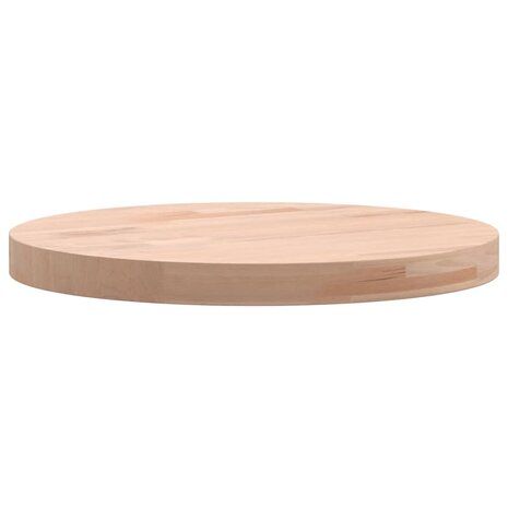 Tafelblad rond Ø30x2,5 cm massief beukenhout 6