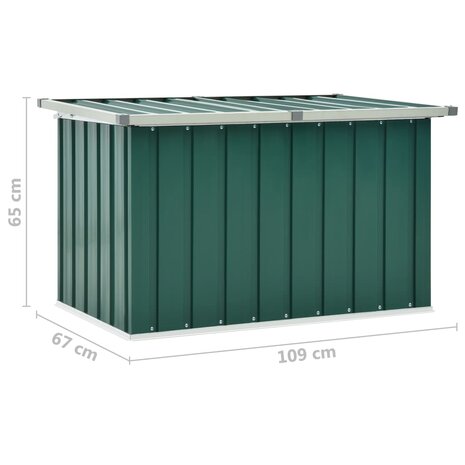 Tuinbox 109x67x65 cm groen 8