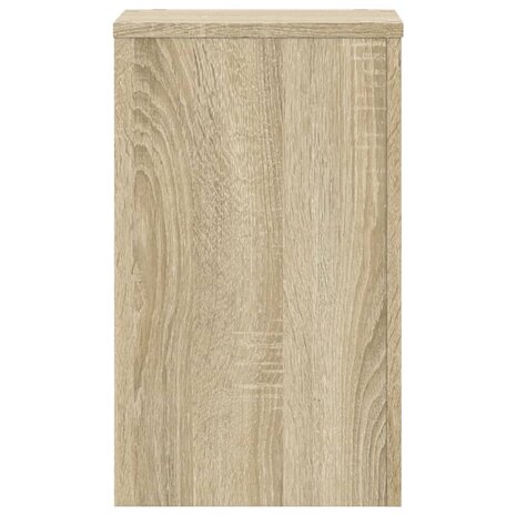 Plantenstandaards 2 st 30x30x50 cm bewerkt hout sonoma eiken 5