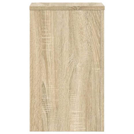 Plantenstandaards 2 st 30x30x50 cm bewerkt hout sonoma eiken 6