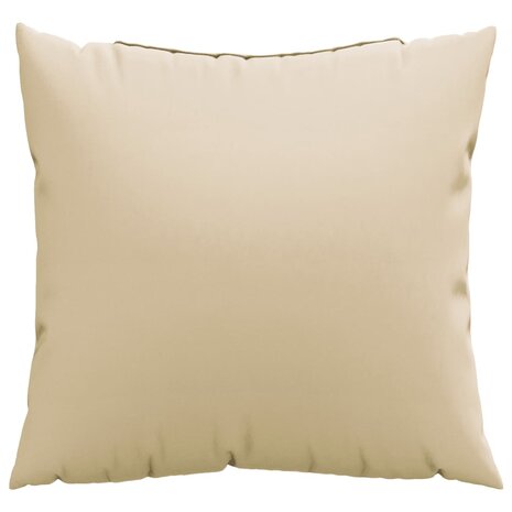 Bankkussens 4 st 40x40 cm stof beige 3