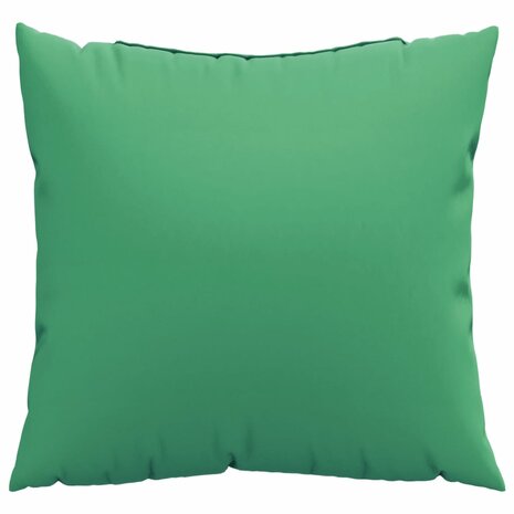 Bankkussens 4 st 50x50 cm stof groen 3