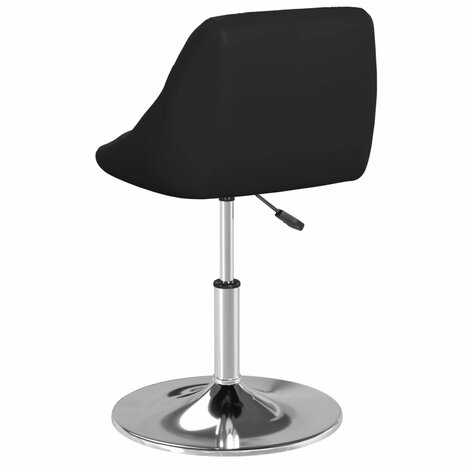 Eetkamerstoelen 4 st kunstleer zwart 4