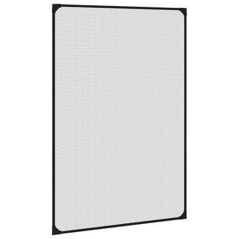 Insectenhor voor ramen magnetisch 80x120 cm antracietkleurig 2