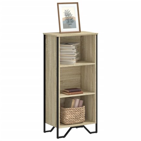 Boekenkast 50x31x106 cm bewerkt hout sonoma eikenkleurig 1