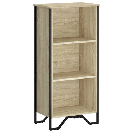 Boekenkast 50x31x106 cm bewerkt hout sonoma eikenkleurig 2