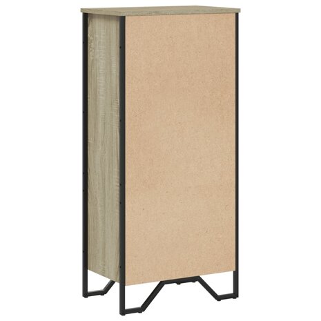 Boekenkast 50x31x106 cm bewerkt hout sonoma eikenkleurig 6