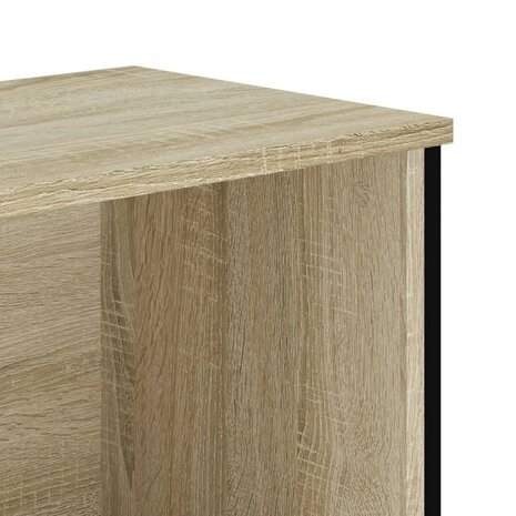 Boekenkast 50x31x106 cm bewerkt hout sonoma eikenkleurig 7