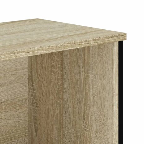 Boekenkast 50x31x137,5 cm bewerkt hout sonoma eikenkleurig 7