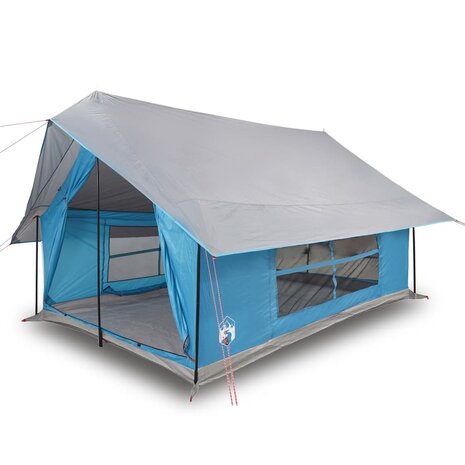 Tent 5-persoons waterdicht blauw 2