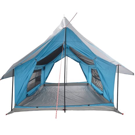 Tent 5-persoons waterdicht blauw 6