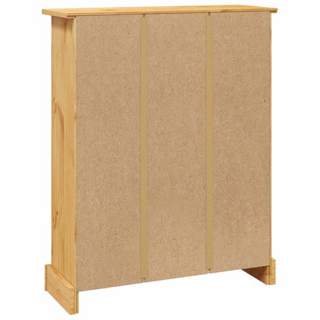 Boekenkast grenenhout met 3 planken Corona-stijl 81x29x100 cm 5