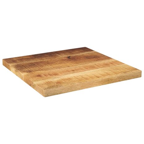 Tafelblad vierkant 40x40x2,5 cm massief ruw mangohout 2