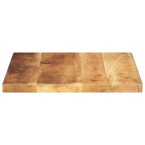 Tafelblad vierkant 40x40x2,5 cm massief ruw mangohout 4