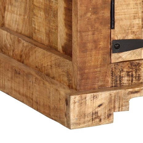 Tv-meubel 110x35x45 cm massief ruw mangohout 10