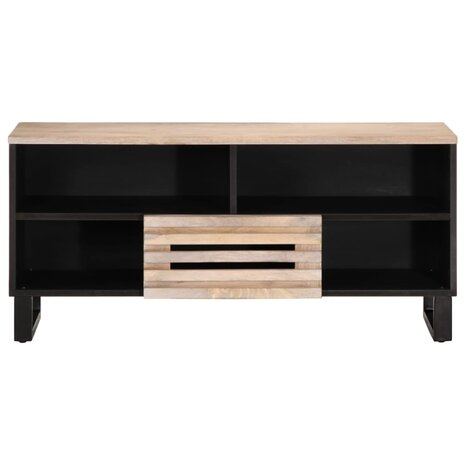 Tv-meubel 100x34x46 cm massief mangohout 2