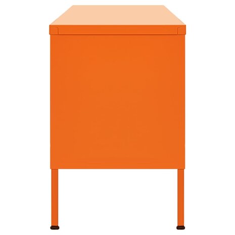 Tv-meubel 105x35x50 cm staal oranje 4