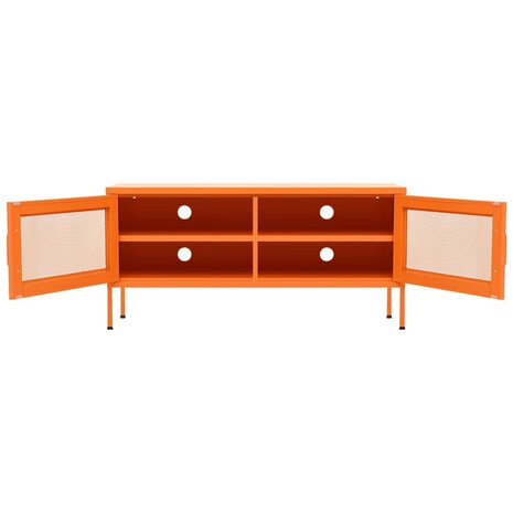 Tv-meubel 105x35x50 cm staal oranje 6