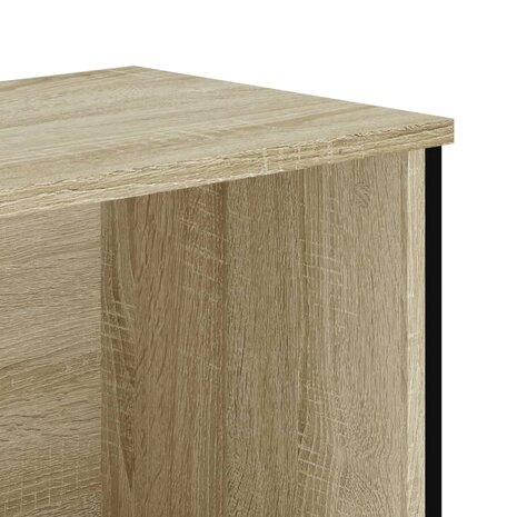 Boekenkast 50x31x169 cm bewerkt hout sonoma eikenkleurig 7