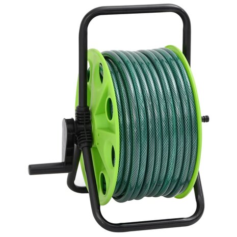 Slanghaspel met slangkoppelset 0,75" 20 m vrijstaand PVC groen 4