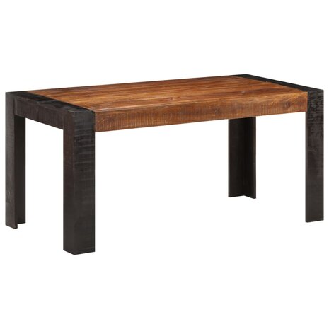 Eettafel 160x80x76 cm massief mangohout 8