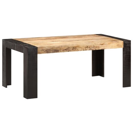 Eettafel 180x90x76 cm massief mangohout 7