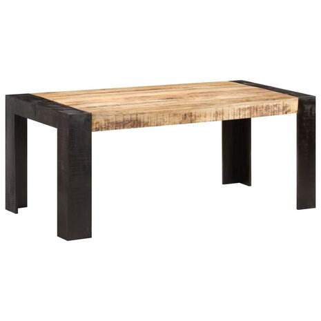 Eettafel 180x90x76 cm massief mangohout 8