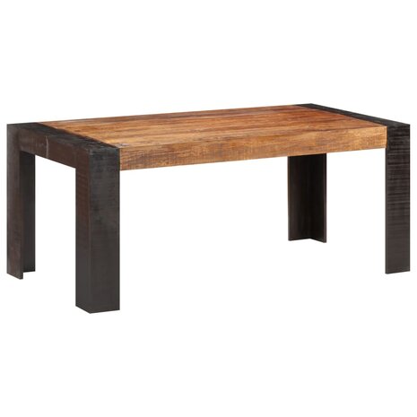 Eettafel 180x90x76 cm massief mangohout 9