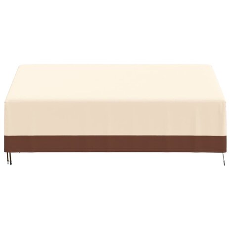 Tuinhoes 3-zitsbank 420D 198x97x48/74 cm oxford beige 3