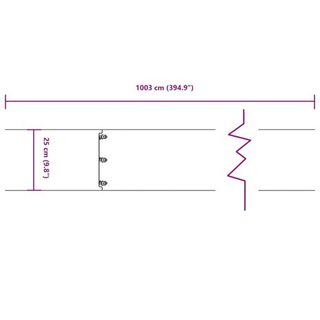 Gazonranden 10 stuks 25x103 cm flexibel cortenstaal 12