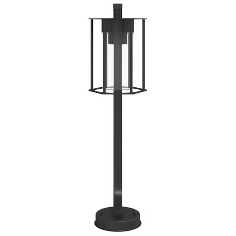 Vloerlamp voor buiten 60 cm roestvrij staal zwart 4